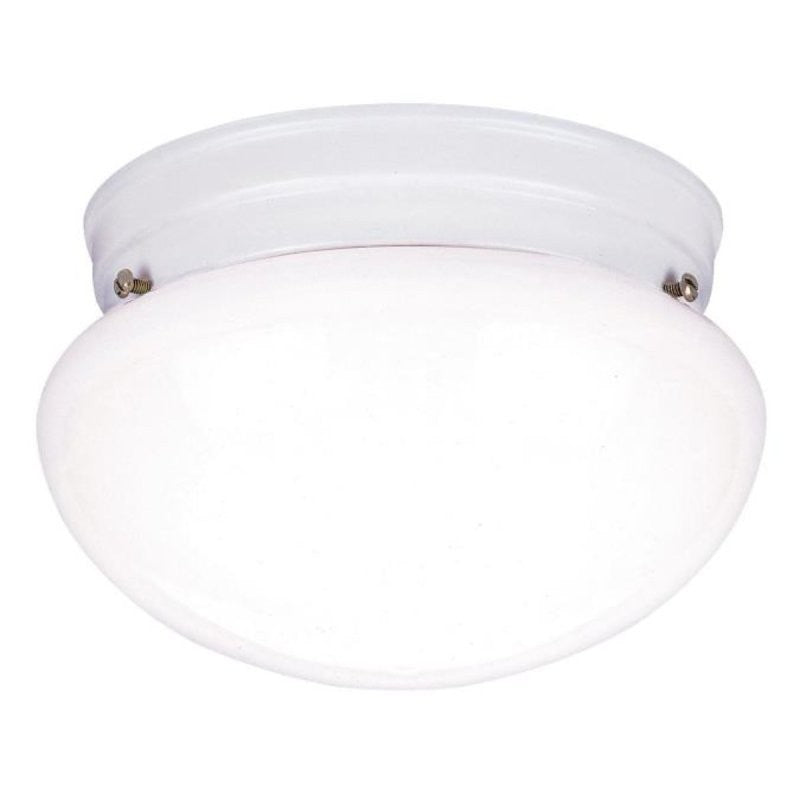 Westinghouse 66699 Ceiling Light Fixture, White Shade, 1-Lamp, White Fixture