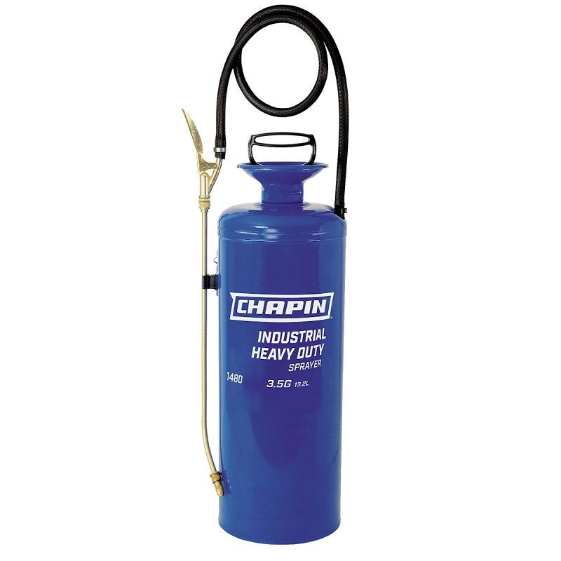 Chapin 1480 Handheld Sprayer, 3 gal Tank, Steel Tank, 42 in L Hose