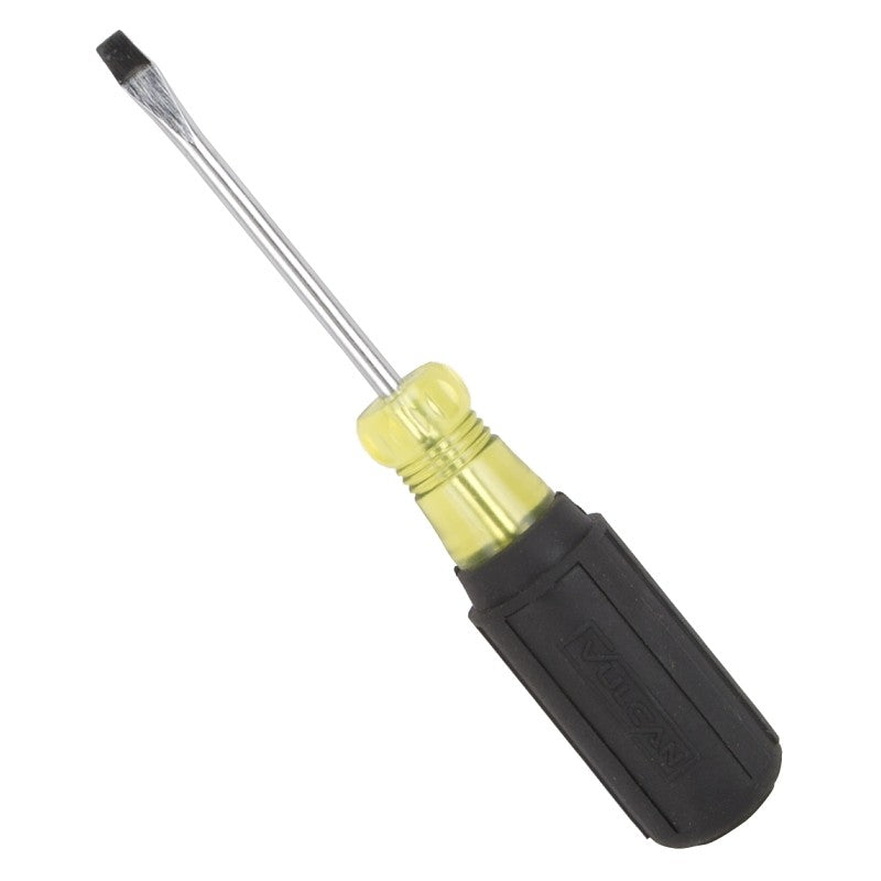 Vulcan MP-SD02 Screwdriver, 3/16 in Drive, Slotted Drive, 6-1/2 in OAL, 3 in L Shank, Plastic/Rubber Handle