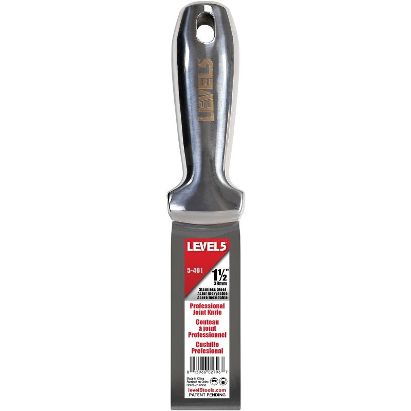 Level5 5-401 Joint Knife, 1-1/2 in W Blade, Stainless Steel Blade, Full-Tang Blade, Comfortable, Curved Handle (Pack of 4)