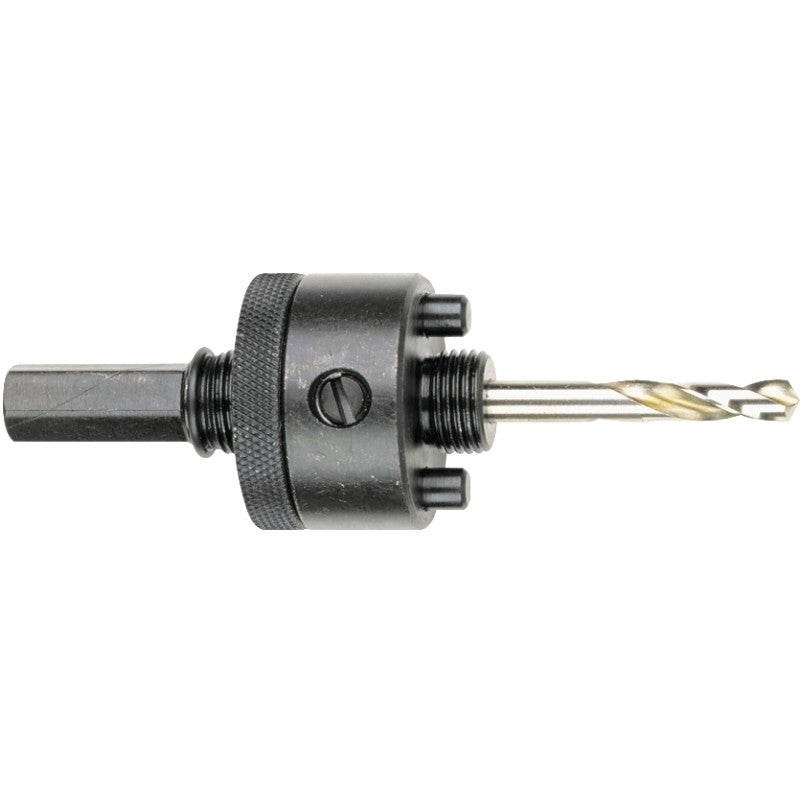 Milwaukee 49-56-7055 Hole Saw Arbor, 5/8-18 Thread, 7/16 in Shank, Hex Shank, Steel