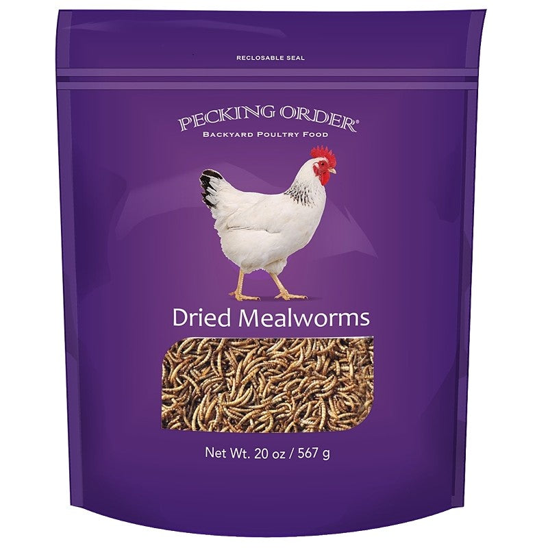 Pecking Order 009331 Chicken Mealworm Treat, 20 oz Bag