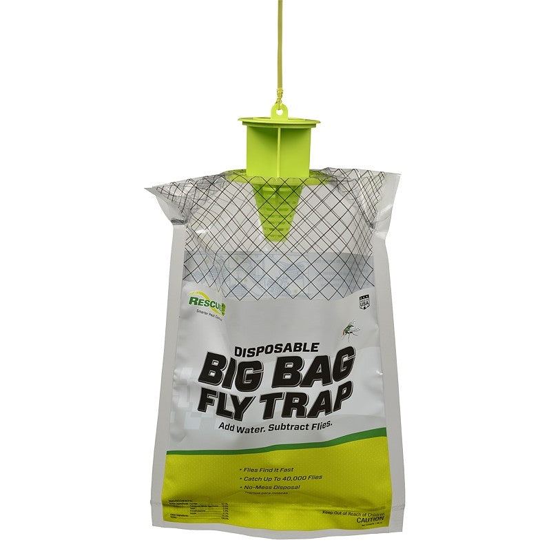 Rescue Big Bag BFTD-DB12 Fly Trap, Solid, Musty (Pack of 12)