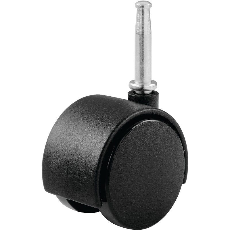 Shepherd Hardware 9418 Swivel Caster, Stem Mounting, 4.63 in W x 1-3/4 in D x 6.56 in H Dimensions, 2 in Dia Wheel