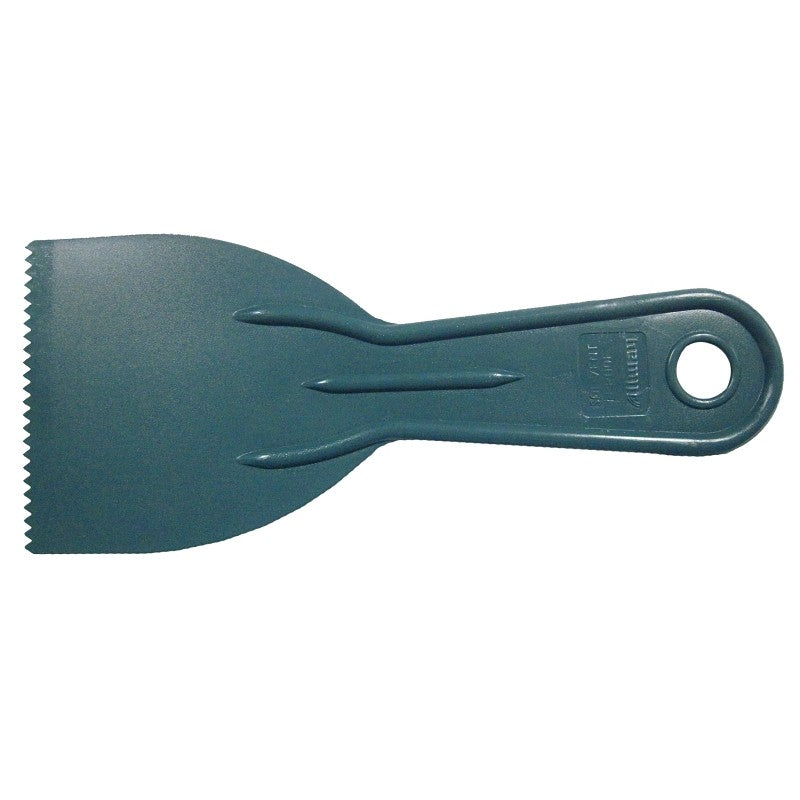 ALLWAY DS30V Adhesive Spreader, Notched Blade, Plastic Blade, Plastic Handle, 3 in OAL (Pack of 25)