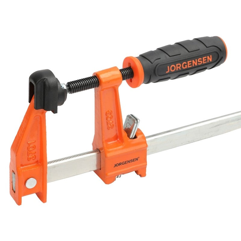 Pony 3724-HD Heavy-Duty Bar Clamp, 1000 lb, 24 in Max Opening Size, 3 in D Throat, Steel Body