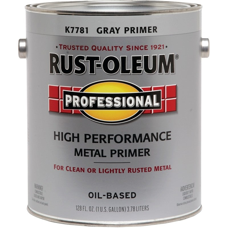 Rust-Oleum K7781402 Primer, Flat, Gray Primer, 1 gal (Pack of 2)