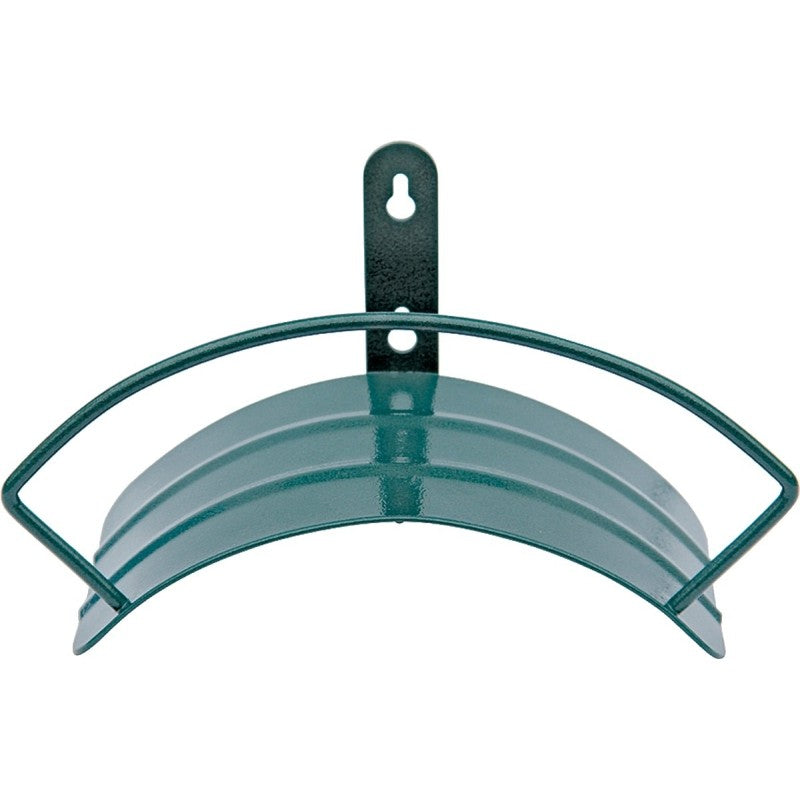 Landscapers Select 5227-1 Hose Hanger, 100 ft Capacity, Metal, Hammertone Green, Powder-Coated, Wall Mounting
