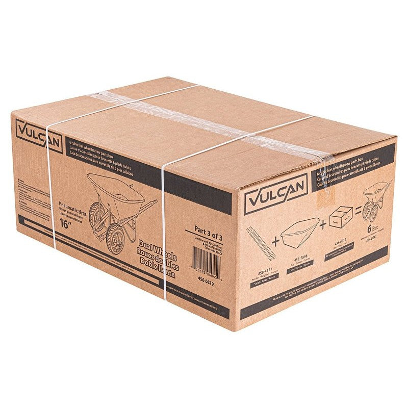 Vulcan 34887 Accessories Box, For: 6 cu-ft Steel Wheelbarrow Kit
