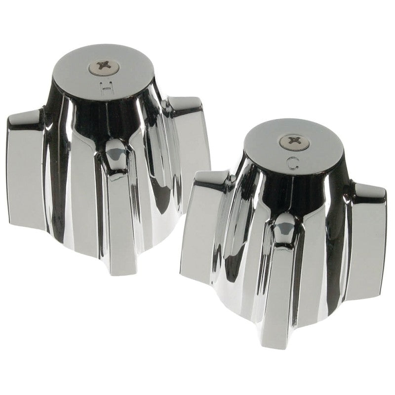 Danco 88264 Faucet Handle, Zinc, Chrome Plated, For: Central Brass Two Handle Tub/Shower Faucets