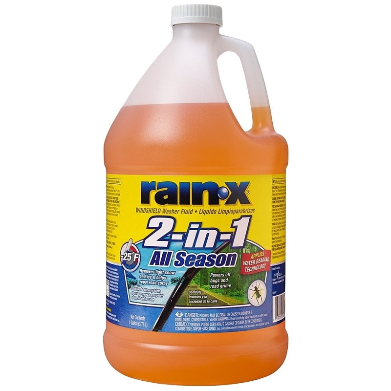Rain-X 113645 Windshield Washer Fluid, 3.78 L, Orange (Pack of 6)