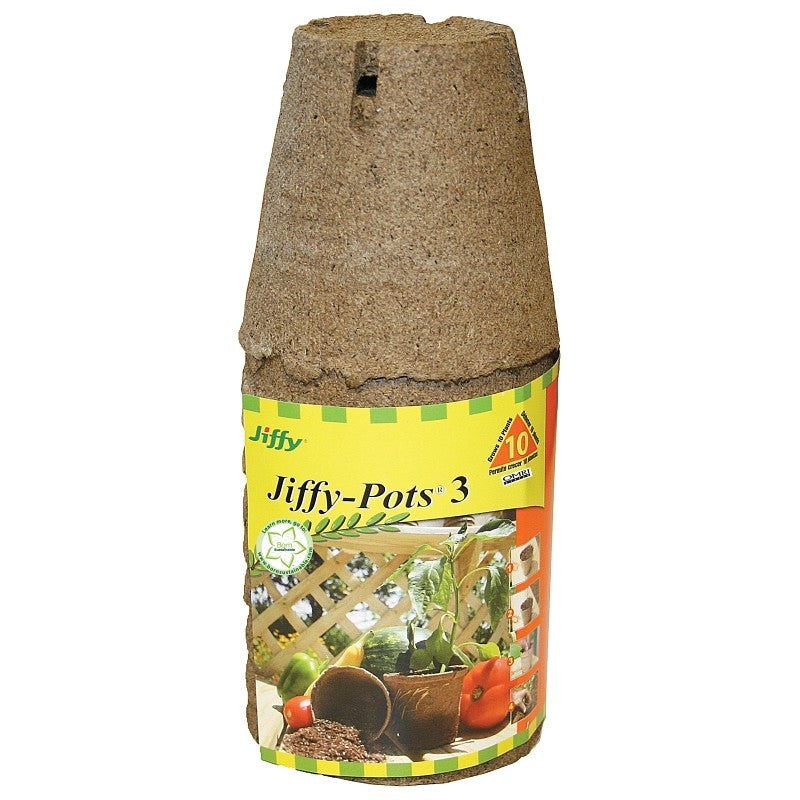 Jiffy JP310 Round Seed Starter Pot, Canadian Sphagnum Peat