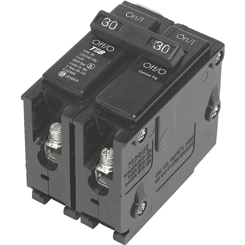 Siemens Q230 Circuit Breaker, Mini, 30 A, 2 -Pole, 120/240 V, Fixed Trip, Plug Mounting
