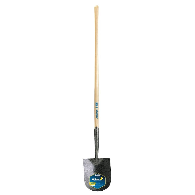 Jackson 1272800 Caprock Irrigation Shovel, 9 in W Blade, Steel Blade, Hardwood Handle, Straight Handle, 47 in L Handle
