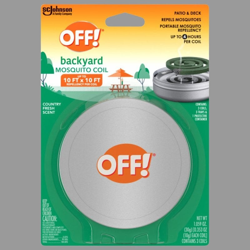 SC Johnson OFF 75204 Mosquito Coil Starter, Solid