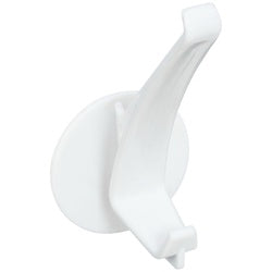 Large Garment Hook Self Adhesive White
