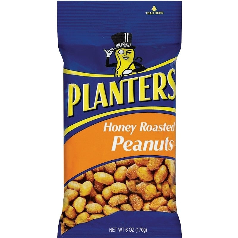 Planters 483276 Peanut, 6 oz Bag (Pack of 12)