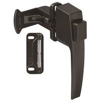 1-3/4 Inch Pushbutton Screen And Storm Door Latch Black