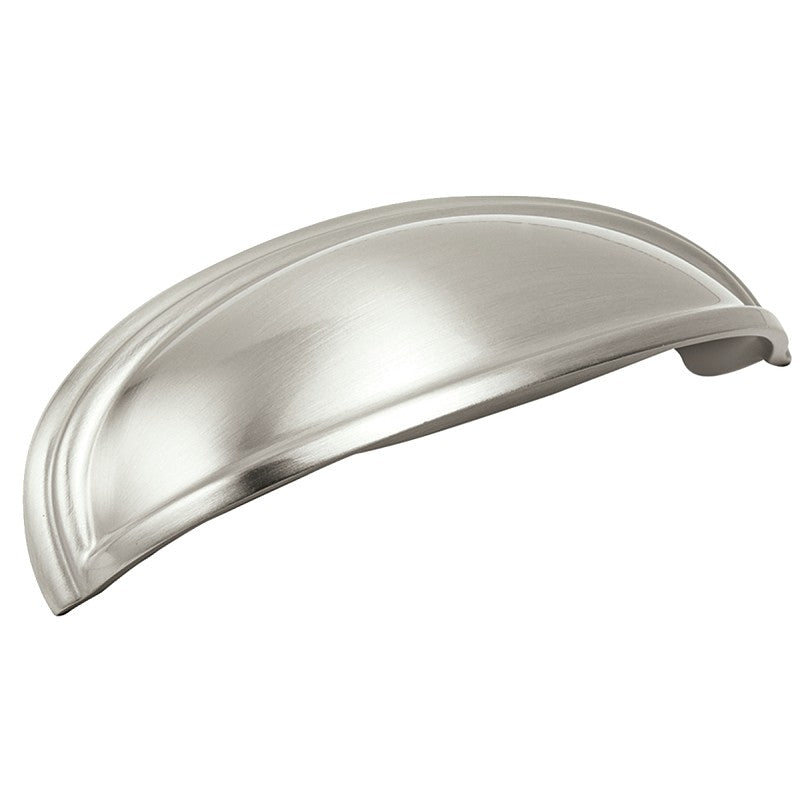 Amerock Ashby Series BP36640G10 Cabinet Pull, 5-1/16 in L Handle, 1-3/8 in Projection, Zinc, Satin Nickel