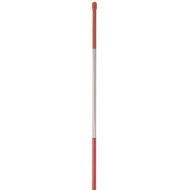 Hy-Ko DM80048 Driveway Marker, Ground Mounting, Fiberglass Post, Orange Post, 48 in H