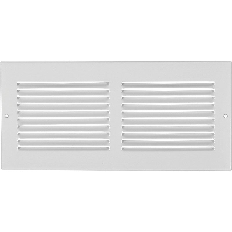 Imperial RG0385 Sidewall Grille, 13-1/4 in L, 7-1/4 in W, Steel, White
