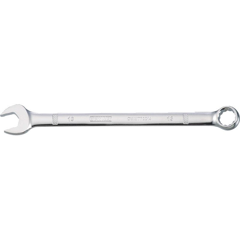 DEWALT DWMT72214OSP Combination Wrench, Metric, 13 mm Head, 7-3/32 in L, 12-Point, Chrome, Comfort-Grip Handle