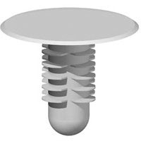 Southern Imperial R16-PSR-12 Push Pin, 1/2 in L, Flat Head (Pack of 1000)