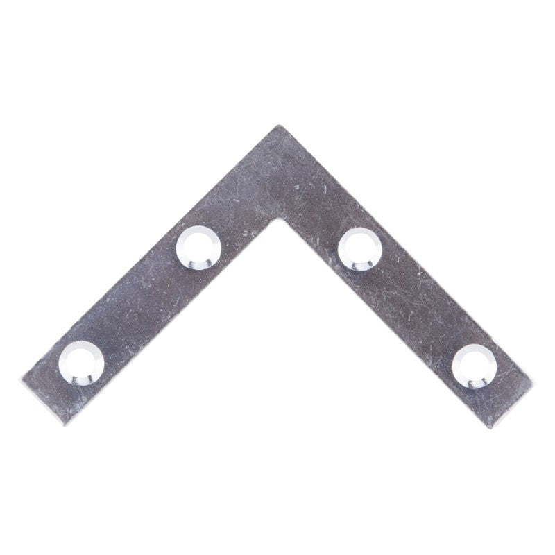 ProSource FC-Z02-013L Corner Brace, 2 in L, 2 in W, 3/8 in H, Steel, Zinc-Plated, 1.6 mm Thick Material (Pack of 20)