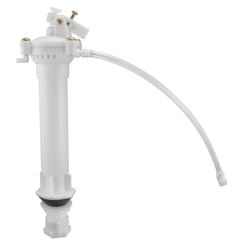 Plumb Pak PP830-1 Toilet Ballcock, Plastic, White, For: 8-1/2 in Toilet Tanks