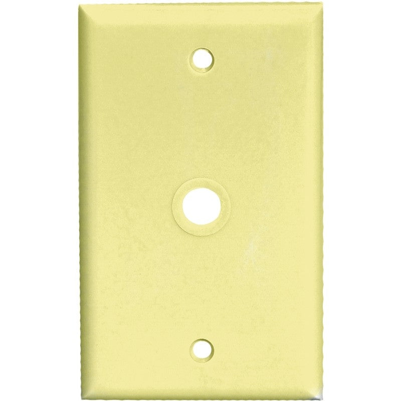 Eaton Wiring Devices 2128 2128V-BOX Wallplate, 4-1/2 in L, 2-3/4 in W, 1 -Gang, Thermoset, Ivory, High-Gloss