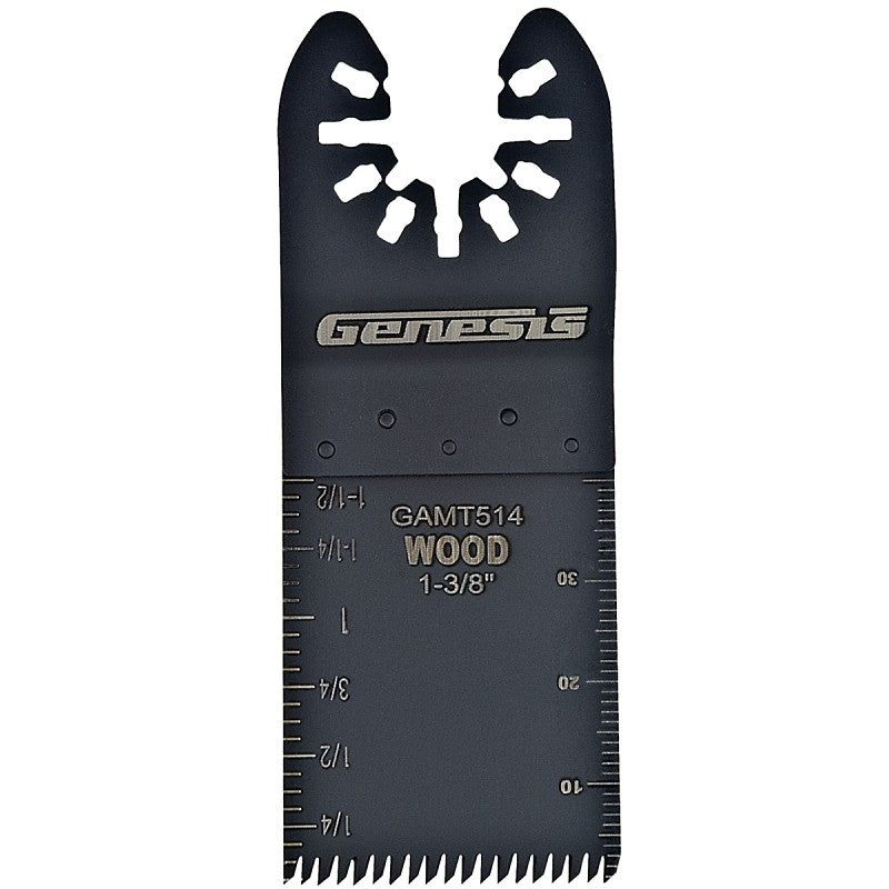 Genesis GAMT514 Flush-Cut Blade, 1 in W, 6 in L, 15 TPI
