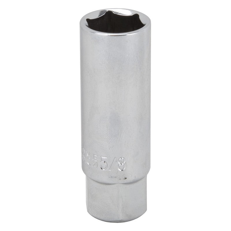 Vulcan MT6496798 Drive Socket, 5/8 in Socket, 3/8 in Drive, 6-Point, Chrome Vanadium Steel, Chrome