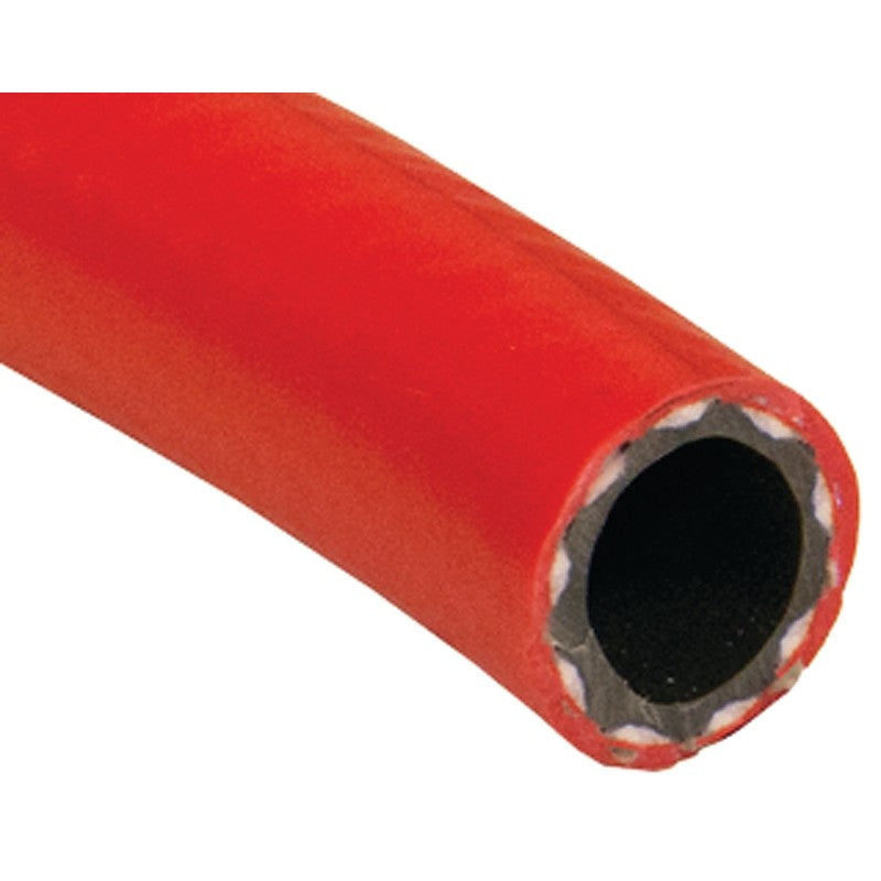 Abbott Rubber T18 Series T18004001 Air/Water Hose, 1/4 in ID, Red, 100 ft L