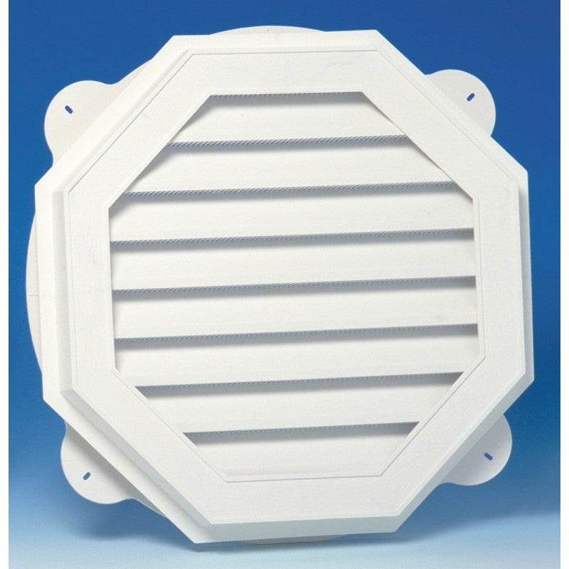 Canplas 626060-00 Gable Vent, 21-7/8 in L, 21-7/8 in W, Polypropylene, White