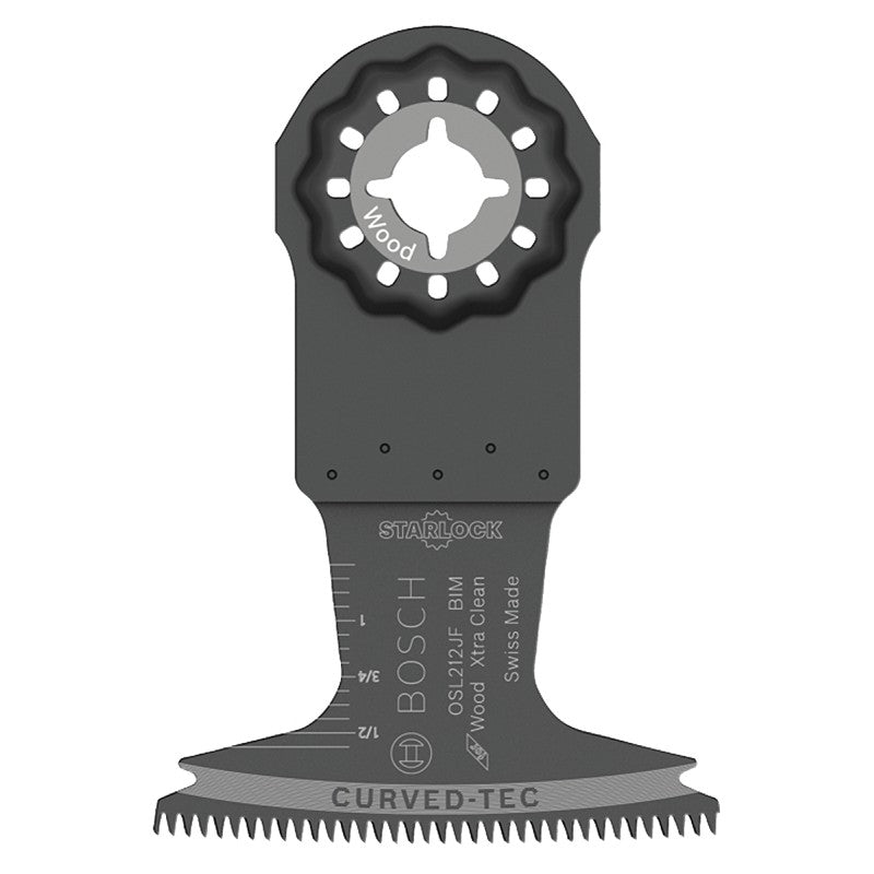 Bosch Starlock OSL212JF Oscillating Blade, 2-1/2 in, Bi-Metal, 4 in L