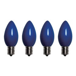 FILAMENT BULB C9 OPAQUE BLUE (Pack of 25)