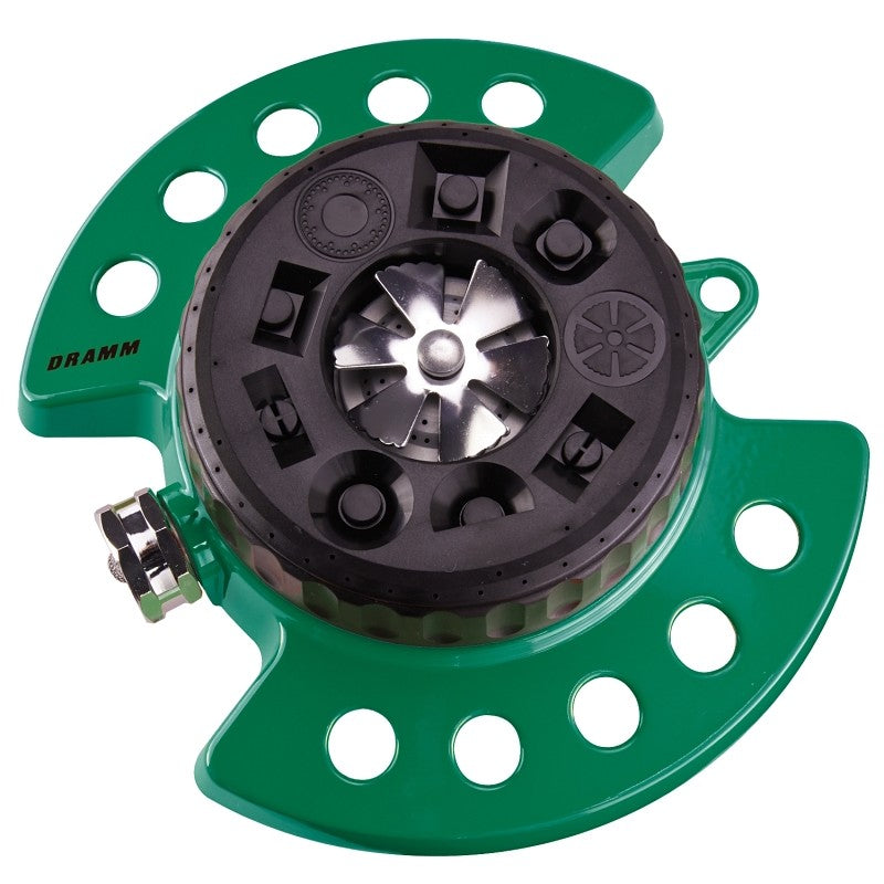 Dramm 50-15024 Turret Sprinkler, Green, Metal