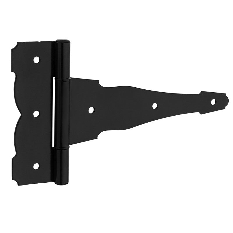 National Hardware N166-012 Decorative T-Hinge, Steel, Black, Screw Mounting