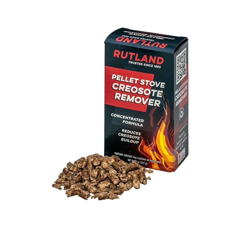 Rutland 98P Pellet Stove Creosote Remover, Brown, 8 oz Box
