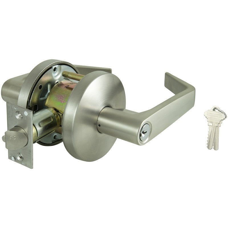 ProSource Y360CV-PS Entry Lever, Stainless Steel, Lever Handle, Stainless Steel, Commercial, 2 Grade