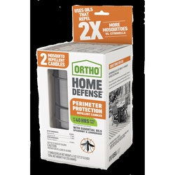 40 Hour Burn Time Pack of 2 With Spearmint and Lemongrass Oils