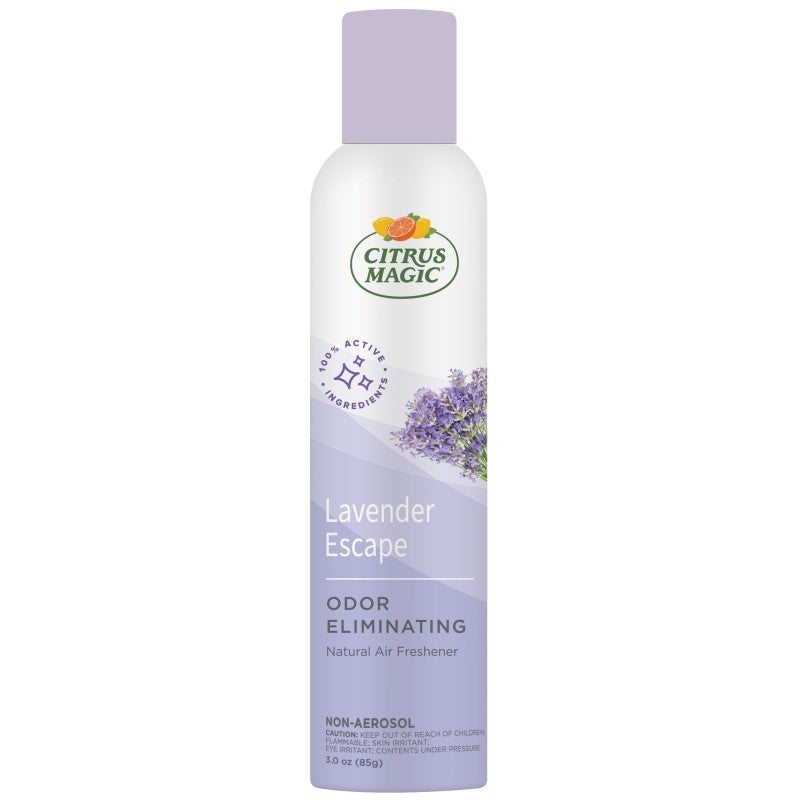 Citrus Magic 612172868 Odor Eliminating Air Freshener, 3.5 oz, Lavender Escape (Pack of 6)