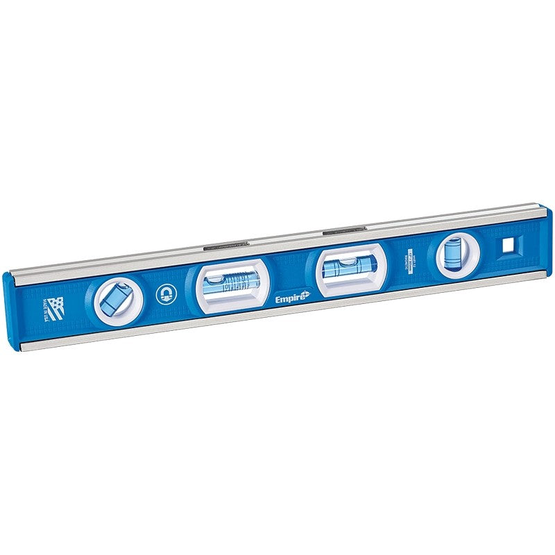 Empire em81.12 Tool Box Level, 12 in L, 4-Vial, Magnetic, Aluminum