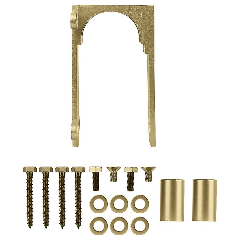 National Hardware N700-116 Bypass Bracket Kit, Steel, Brushed Gold
