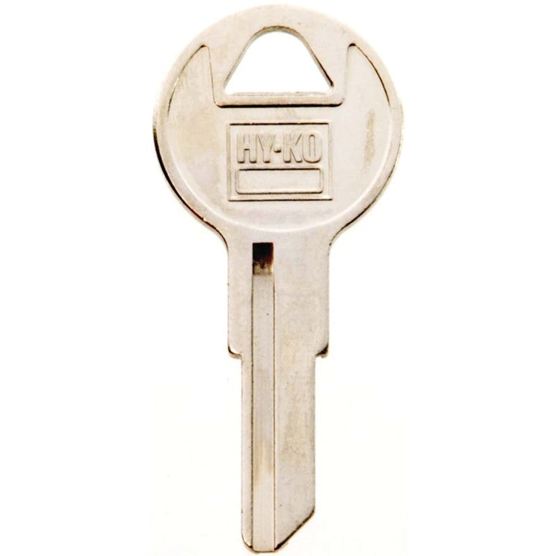 Hy-Ko 11010IL11 Key Blank, Brass, Nickel, For: Illinois Cabinet, House Locks and Padlocks, IL11 Key Number (Pack of 10)