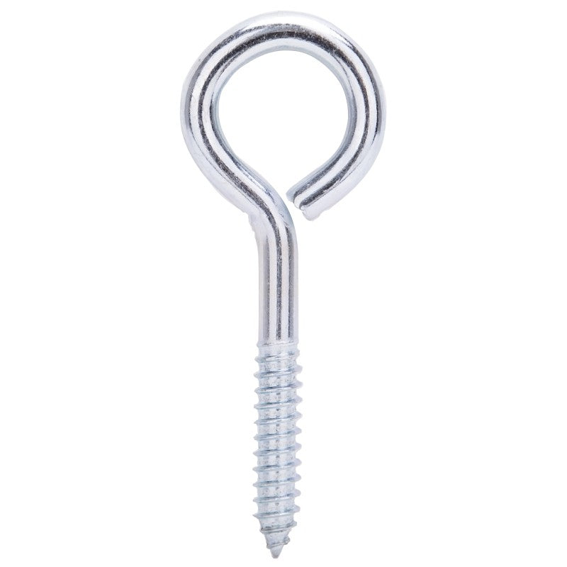 ProSource LR256 Lag Screw Eye, 11.4 mm Thread, Screw Thread, 2 in L Thread, 1-7/8 in Dia Eye, 275 lb Working Load, Steel (Pack of 10)