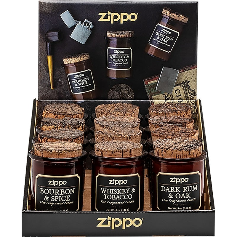 Zippo 70004 Spirit Candle, 5 oz, Assorted, 35 hr, Brown