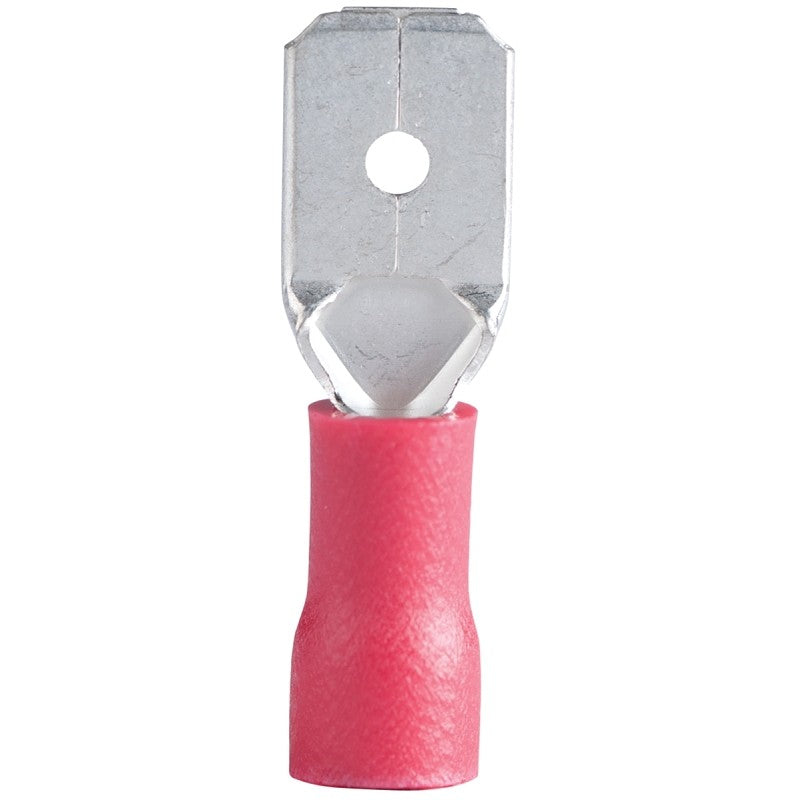 Gardner Bender 20-141M Disconnect Terminal, 600 V, 22 to 16 AWG Wire, 1/4 in Stud, Vinyl Insulation, 1/4 in L Dimensions