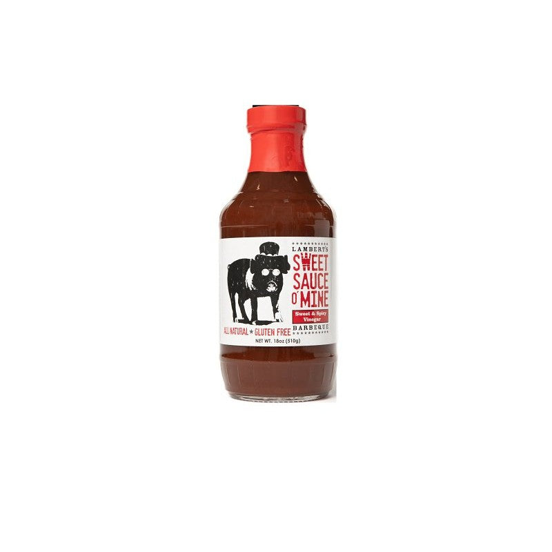 BBQ Spot SS02011 O'Mine Original BBQ Sauce, Sweet and Spicy, 18 oz Bottle
