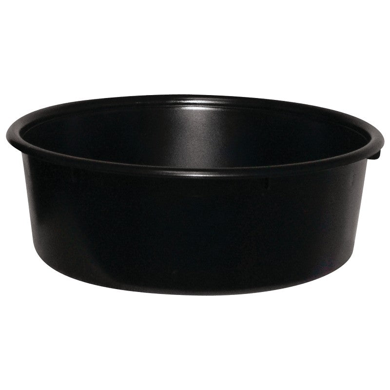 Fortex-Fortiflex MP5BX Feed Pan, 5 qt Volume, Fortalloy Rubber/HDPE, Black